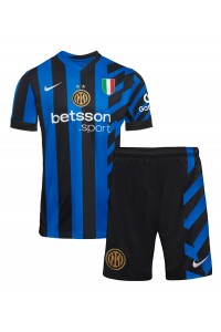 Inter Milan Babytruitje Thuis tenue Kind 2024-25 Korte Mouw (+ Korte broeken)